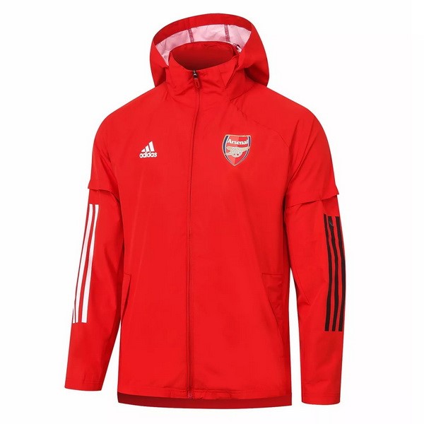 Giacca Calcio a vento Arsenal 20/21 Rosso Bianco